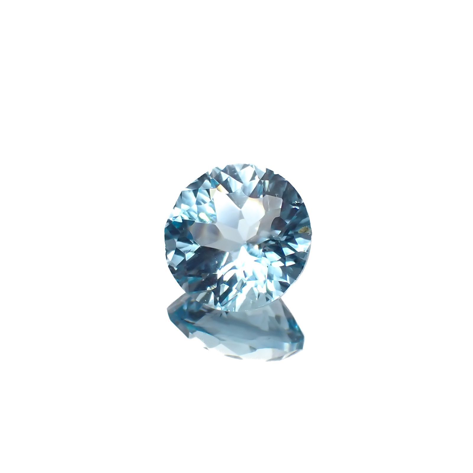 ◇カスタムカット◇ブルートパーズ ブラジル産 4.35ct [251219324]9.9x9.9mm前後