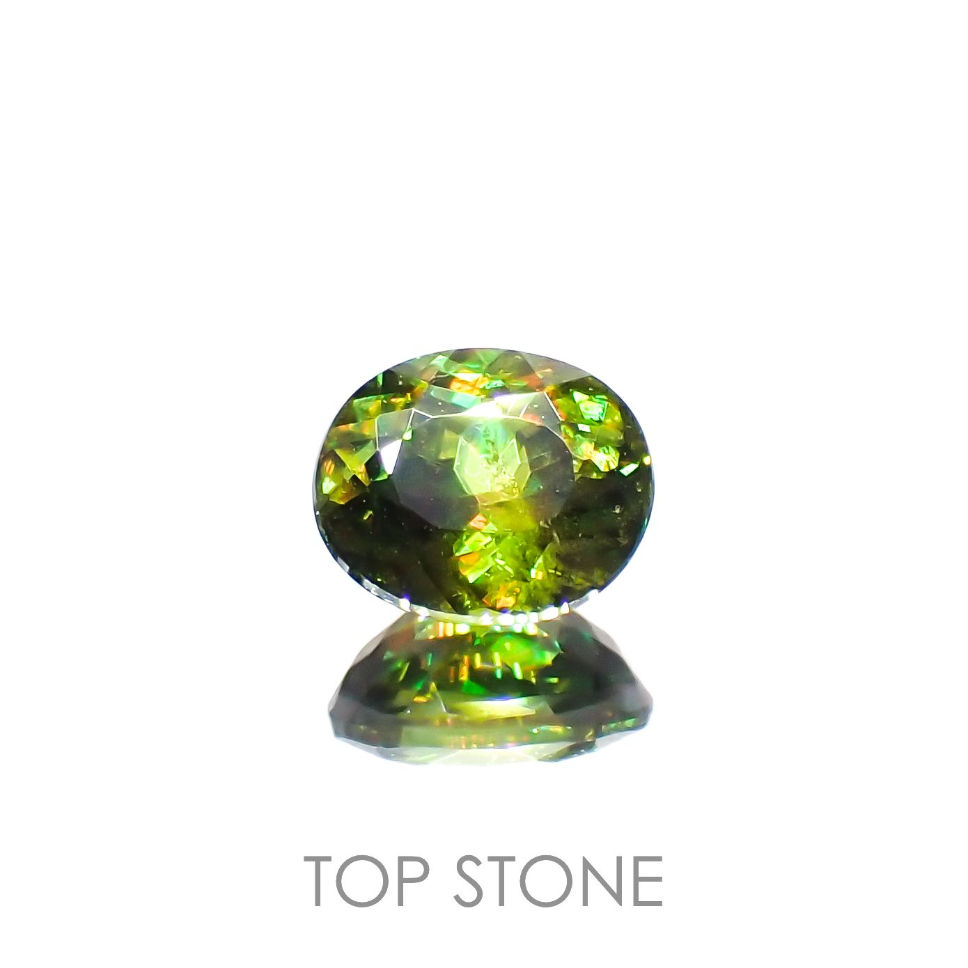 マダガスカル産 スフェーン（Sphene ）ハートシェイプカット 1.29ct-