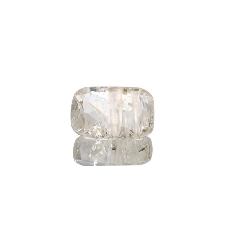 レインボーニードルイントパーズ(チューブイントパーズ) ミャンマー産 5.97ct[230320819]12.9x10.2mm前後