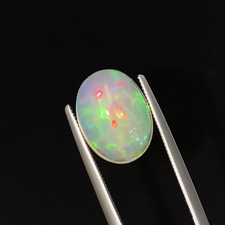 新品【宝石 ルース】天然 意外 エチオピア ハニカム オパール 3.799ct 