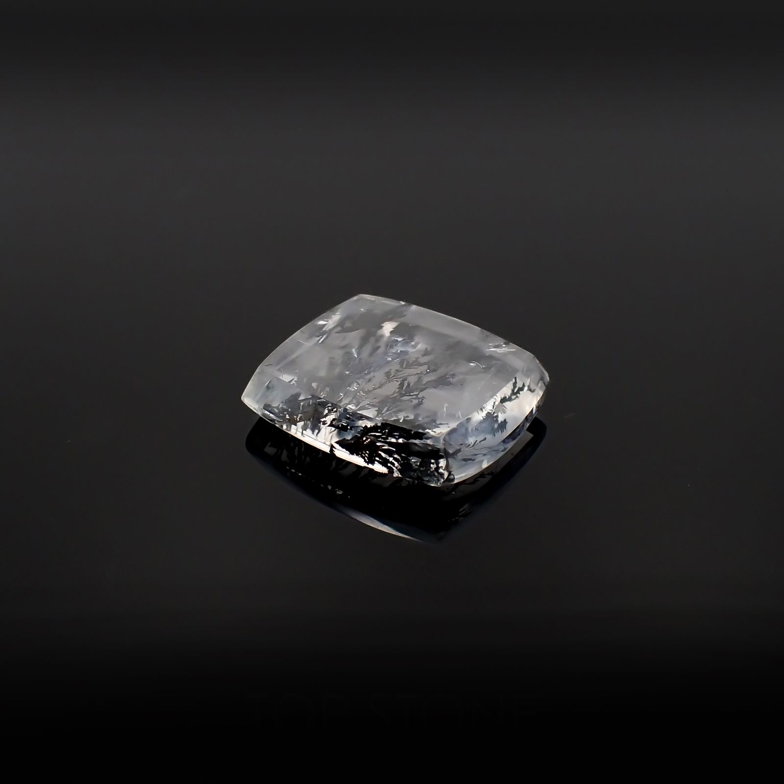 デンドリチッククォーツ ブラジル産 8.41ct[230321070]13.4x15.7mm前後