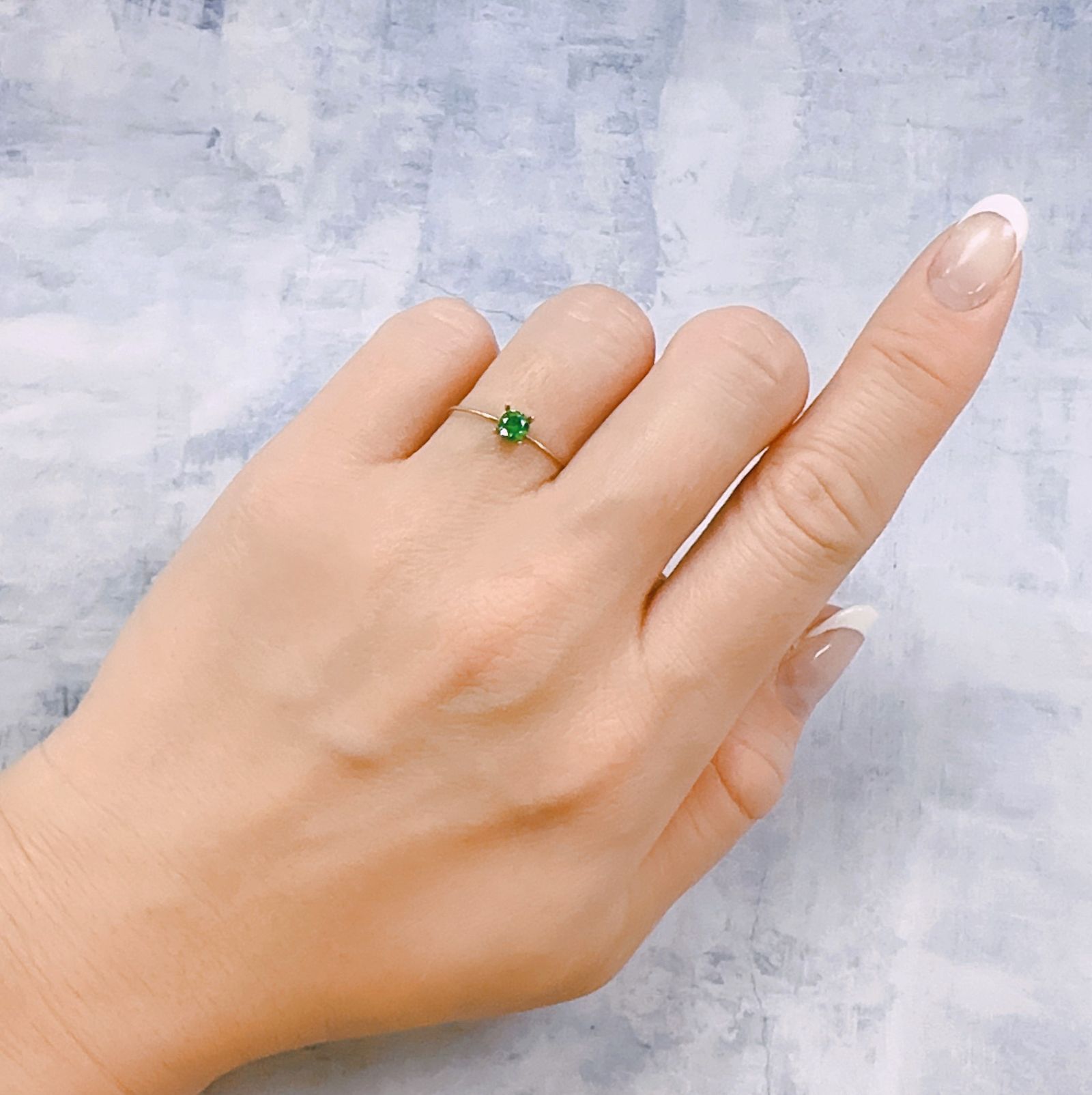 デマントイドガーネット ロシア産 0.24ct[230119885]3.8x3.8mm前後
