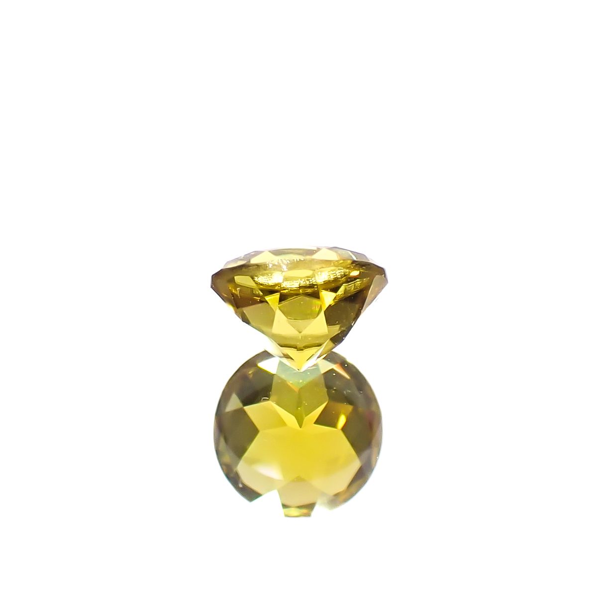 カナリートルマリン ザンビア・カナリー鉱山産 0.24ct[240527815]3.8x3.8mm前後