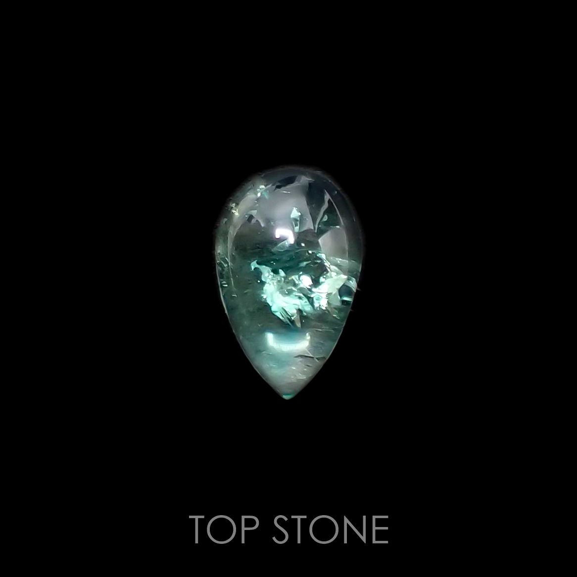フローライト フルオレッセンス(宝石名フルオライト)イギリス・ロジャリー鉱山産 1.29ct 識別済[211113770]8.6x5.6mm前後