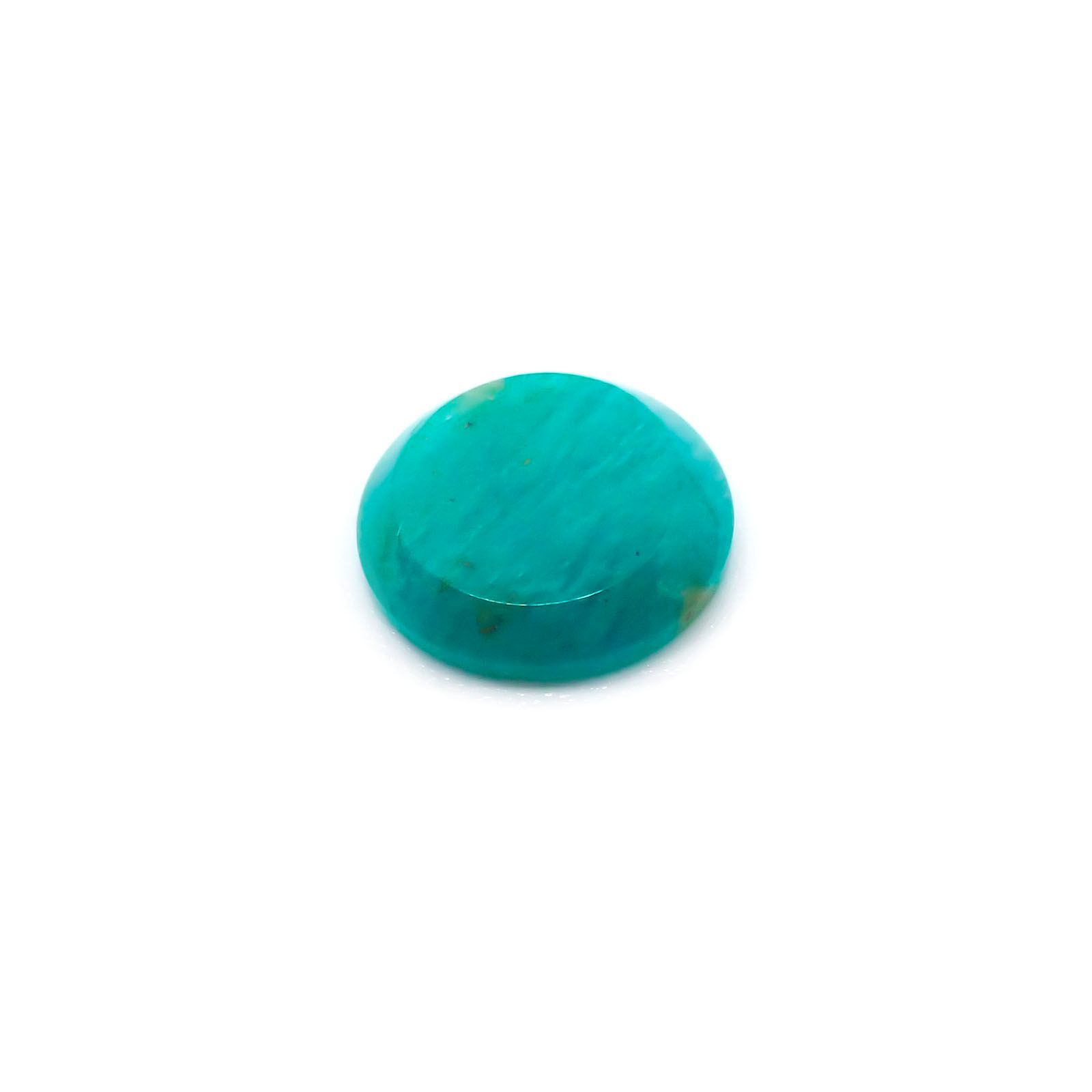 マトリックスアマゾナイト(アマゾナイトインクォーツ/フェルドスパー) ブラジル産 2.81ct[230823086]11.1x11mm前後
