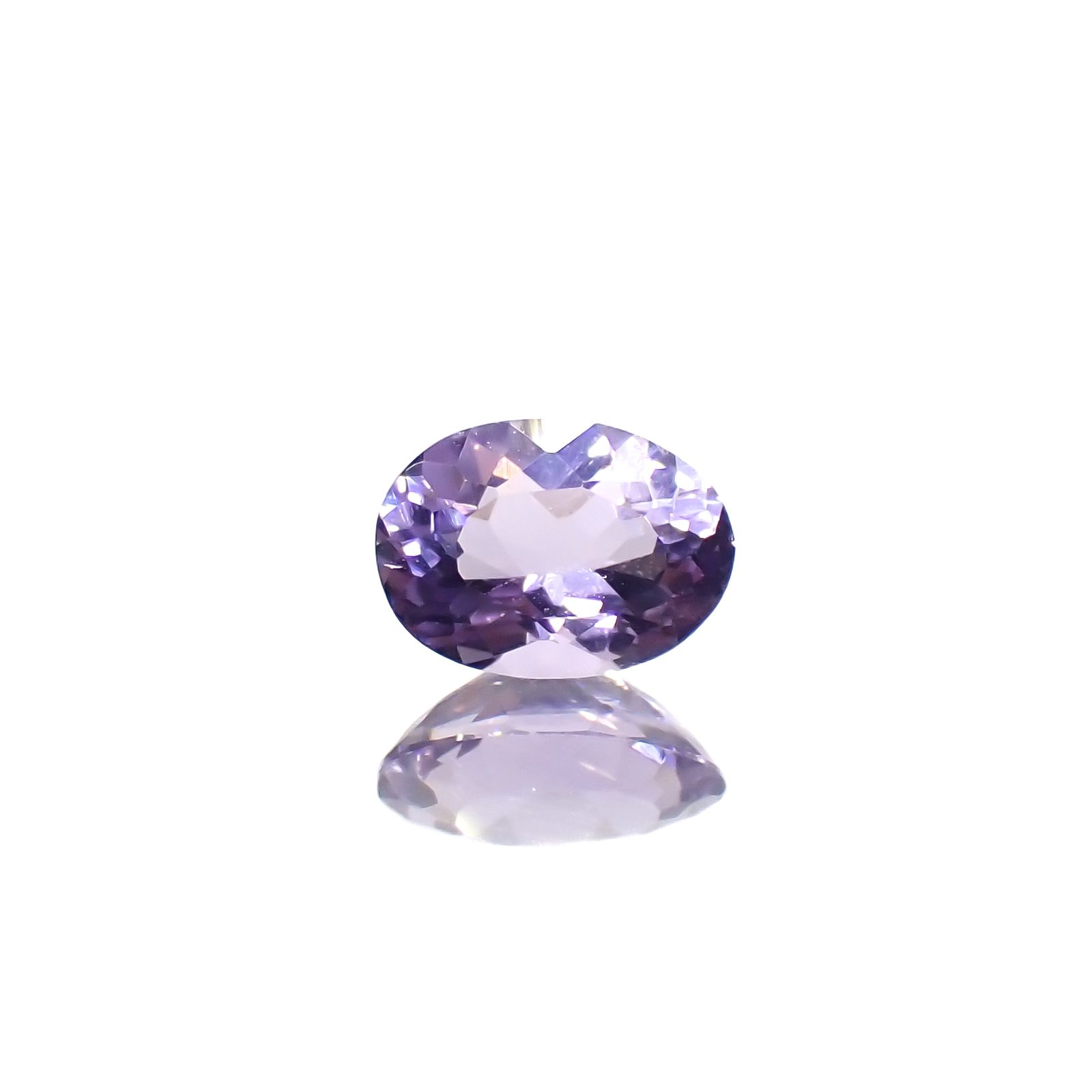 マリアライト(宝石名スキャポライト)スリランカ産 0.35ct 識別済[230421684]5.5x4mm前後
