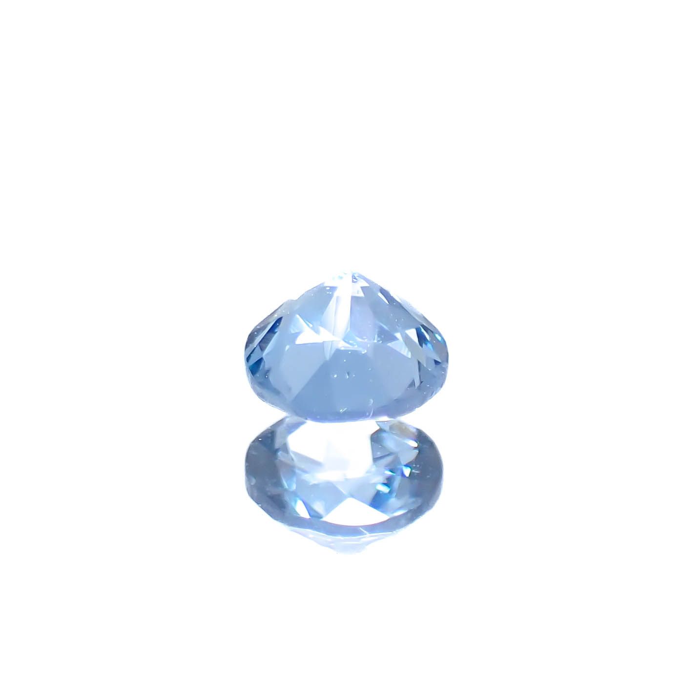 アクアマリン サンタマリアカラー ナイジェリア産 0.23ct [250329945]4x4mm前後