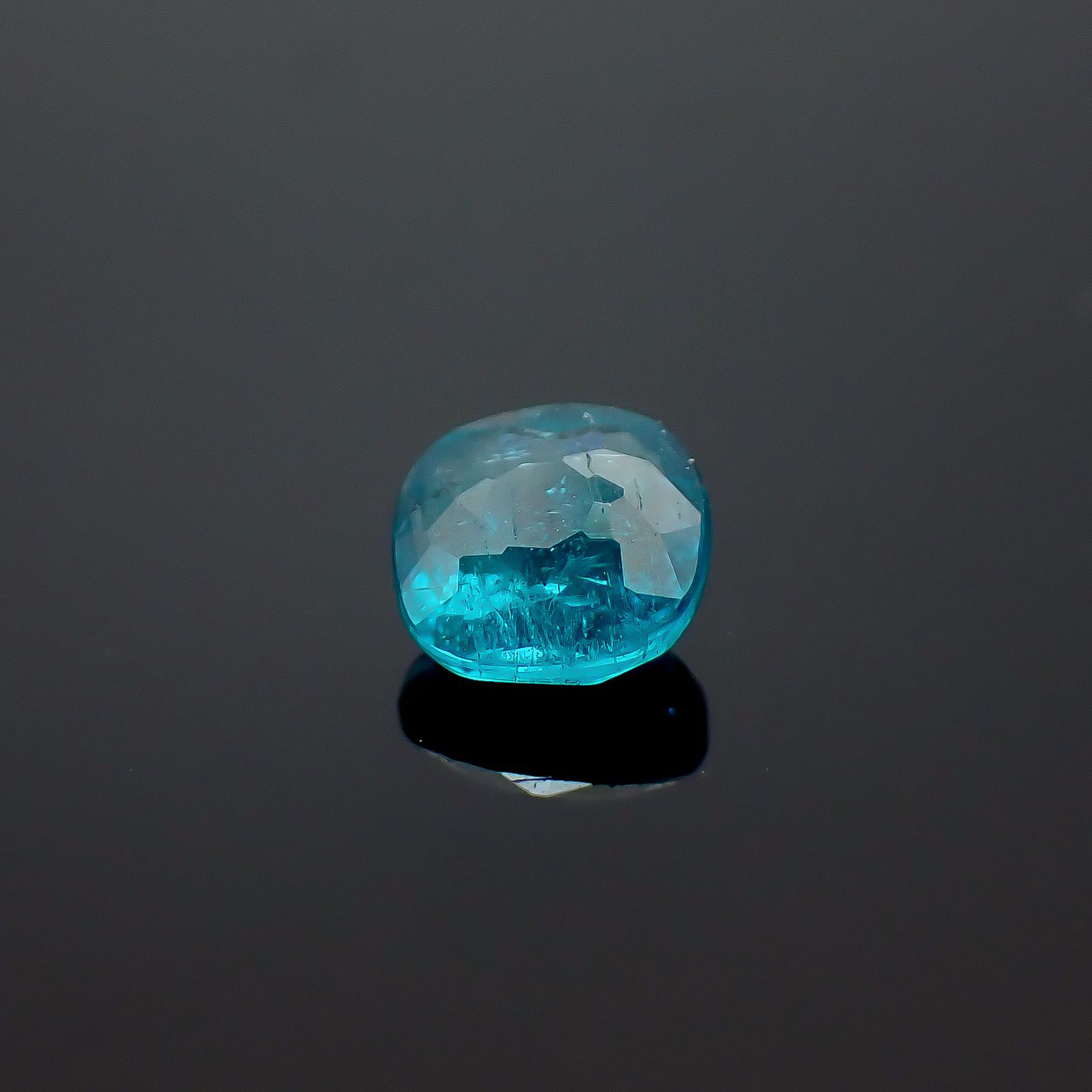 パライバトルマリン(宝石名トルマリン/別名パライバ・トルマリン)エチオピア産 GIA鑑付 0.50ct / 4.86x4.79mm前後 [260933195]
