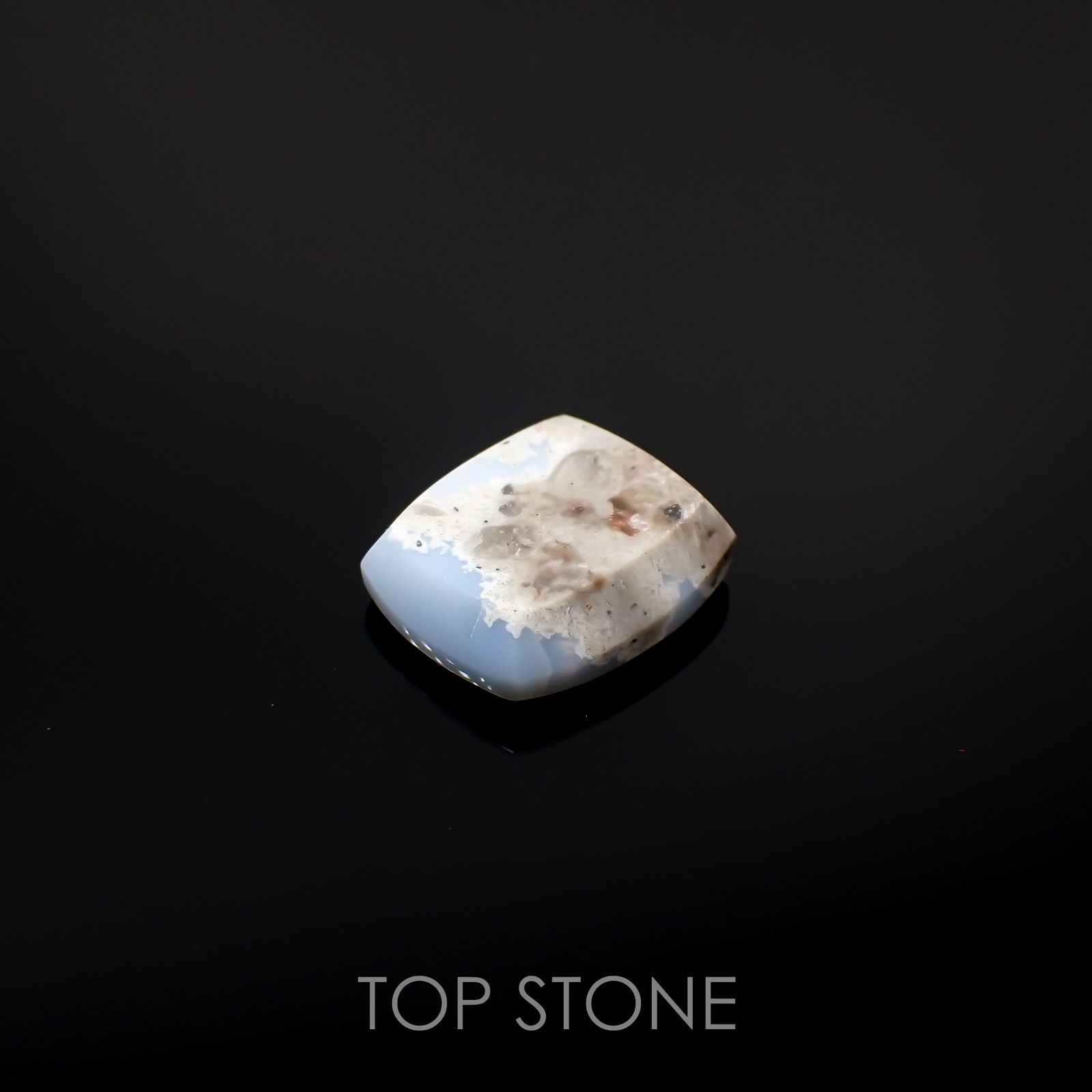 マトリックスブルーオパール アメリカ・オレゴン州産 2.89ct[220917808]10.8x9.4mm前後