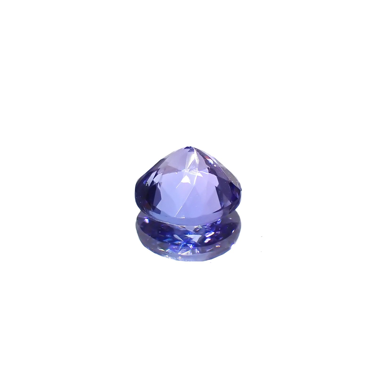タンザナイト(宝石名タンザナイト)タンザニア産 0.86ct 識別済[240627886]6.1x6.1mm前後