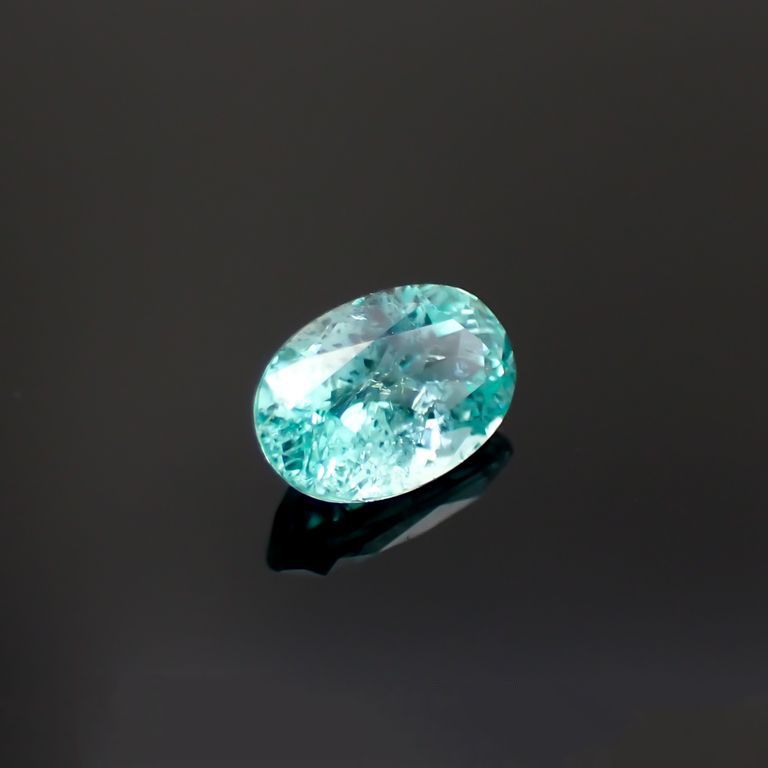 パライバトルマリン ブラジル産 0.50ct[221018787]6.3x4.1mm前後