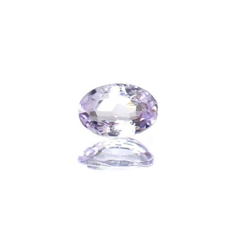 ラベンダーゾイサイト(宝石名ゾイサイト)タンザニア産 識別済 0.40ct / 5.7x3.8mm前後 [220115065]