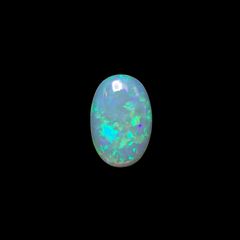 オパール(宝石名オパール) オーストラリア産 ソ付(彩珠) 2.919ct / 14.9x9.9mm前後 [210711335]