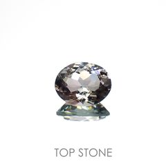バイカラートルマリン(宝石名バイカラー・トルマリン)コンゴ民主共和国産 1.613ct ソ付(彩珠)[220717026]8.7x6.9mm前後