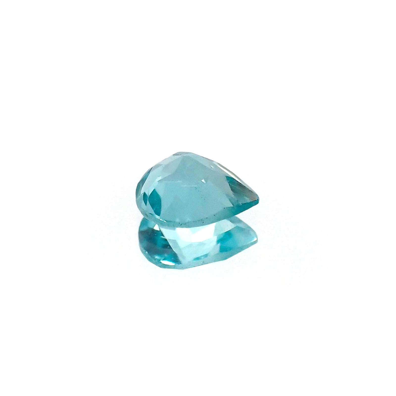 <ランダムセレクト1個販売> アパタイト ペアシェイプカット ブラジル産 0.28ct前後 / 5x4mm前後 [20074212-PAC]