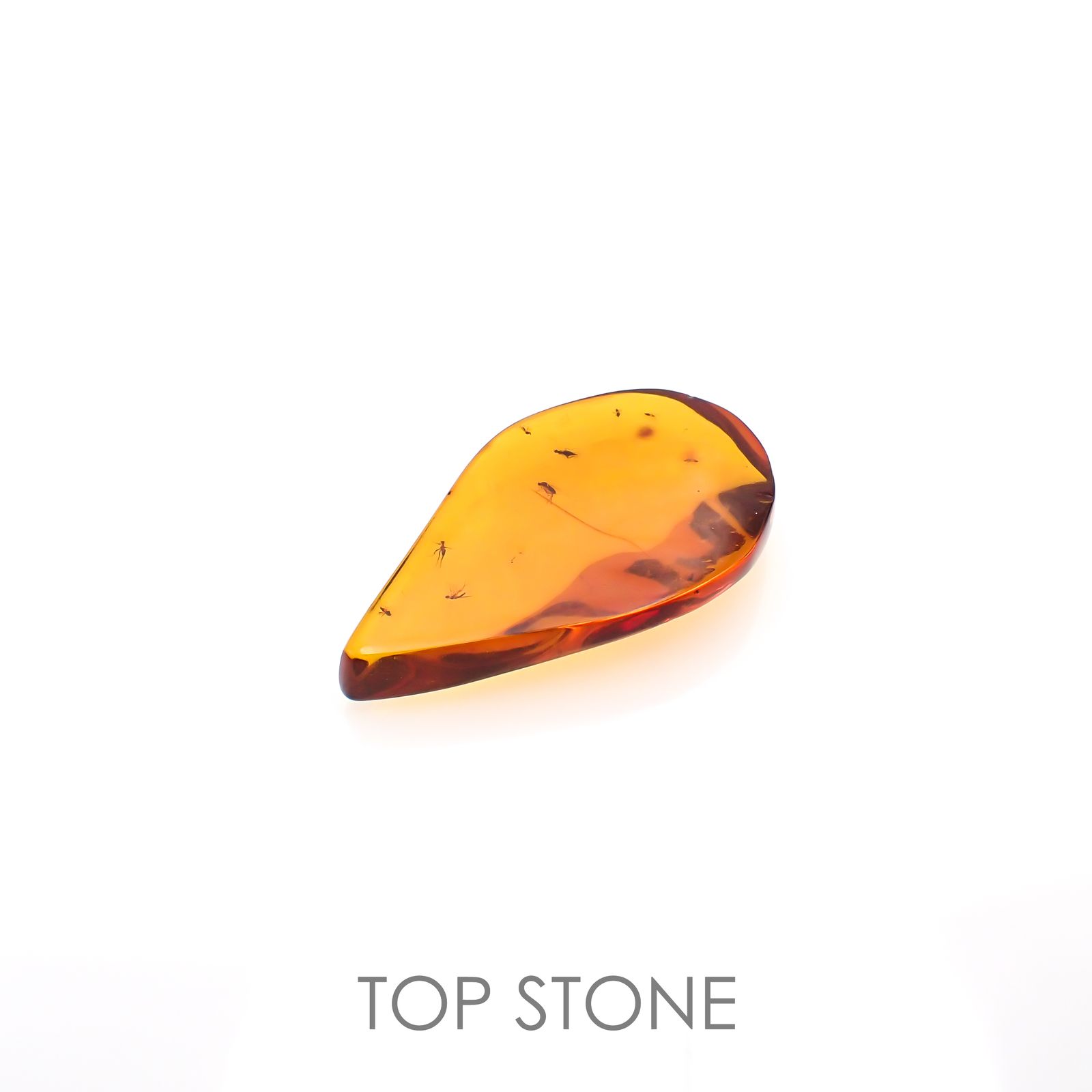 虫入り琥珀 コロンビア産 27.60ct[221018552]45.5x26.8mm前後
