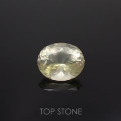 イエローシーンオーソクレース(宝石名シーン・オーソクレース)マダガスカル産 12.226ct ソ付(彩珠)[221018694]17.3x14.1mm前後