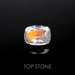 レインボームーンストーン(アンデシンラブラドライト) マダガスカル産 ルース 0.97ct[210410568]7.2×5.6mm前後