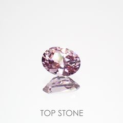 カラーシフトマラヤガーネット(宝石名ガーネット)タンザニア産 0.19ct 識別済[220616425]4x3mm前後