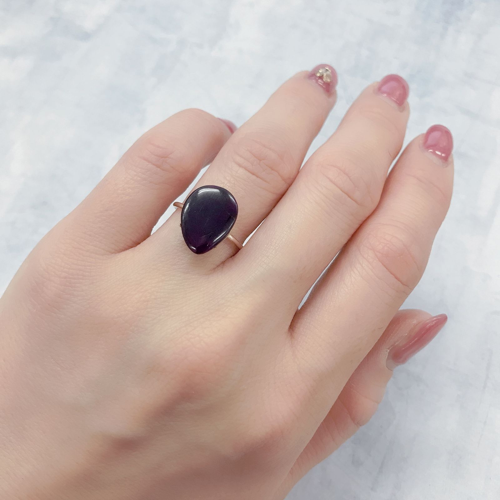 ◇フリーフォーム◇スギライト 南アフリカ産 3.34ct[220114821]14x10.8mm前後