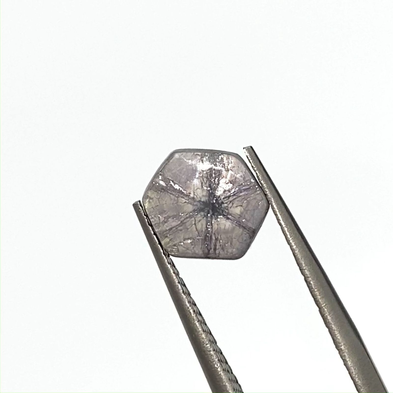 トラピッチェサファイア 原石スライス磨き(宝石名トラピッチェ