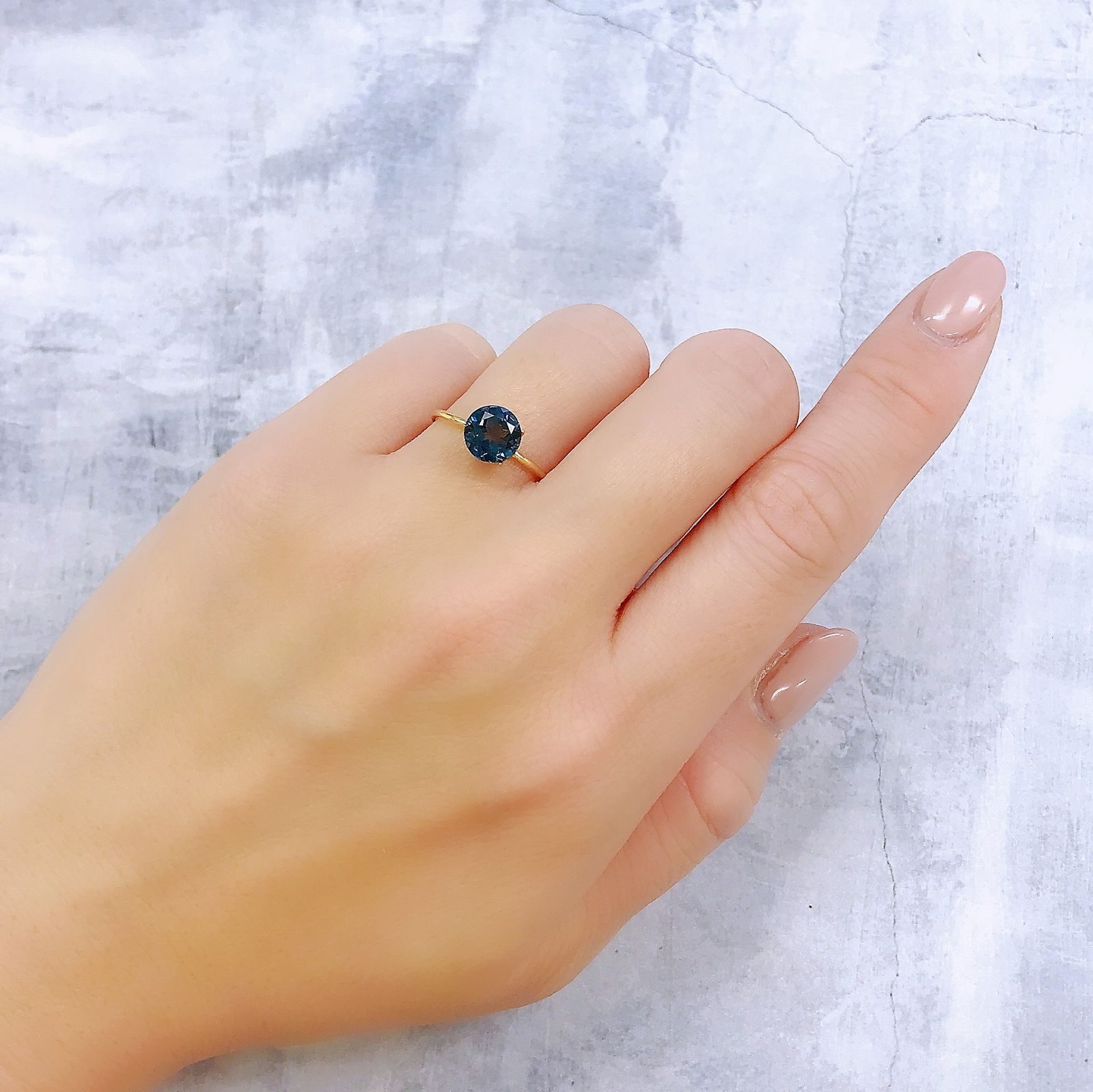 ロンドンブルートパーズ ブラジル産 1.58ct[221219295]7x7mm前後