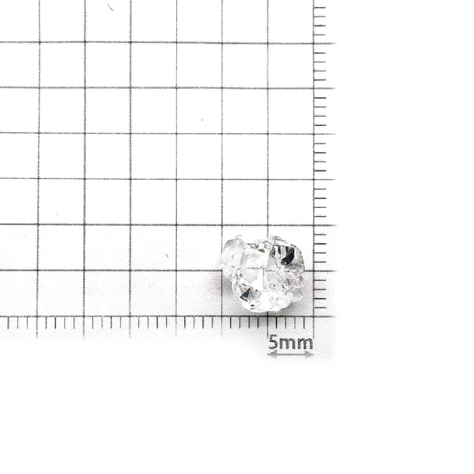 ハーキマーダイヤモンド 原石 アメリカ・ニューヨーク州産 2.06ct[240226351]9.5x8.1mm前後