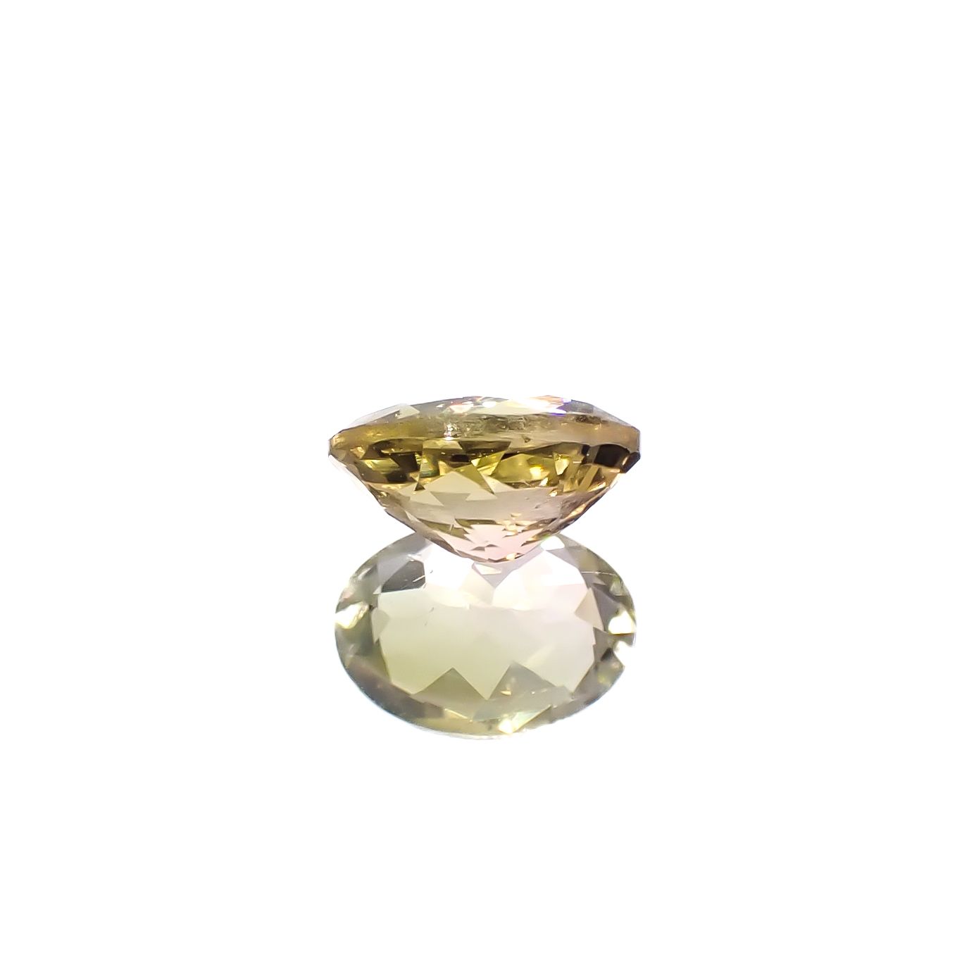 イエロートルマリン ブラジル産 0.72ct[240929020]6.7x4.9mm前後