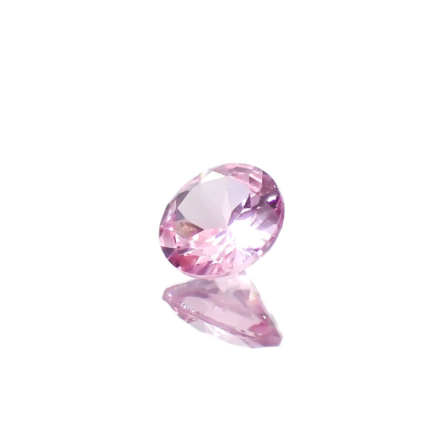 シルキーピンクスピネル タンザニア産 0.44ct[231224959]5x4.9mm前後