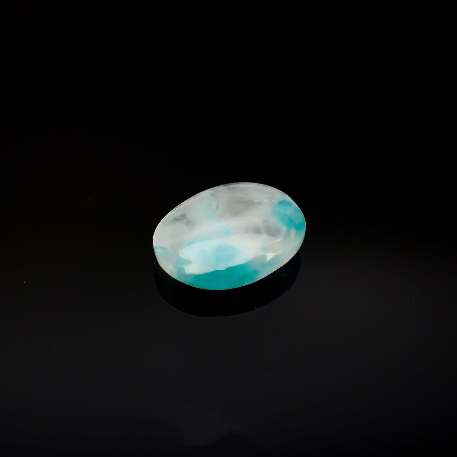 パライバトルマリンインクォーツ ブラジル産 1.17ct[220716917]8.9x7mm前後
