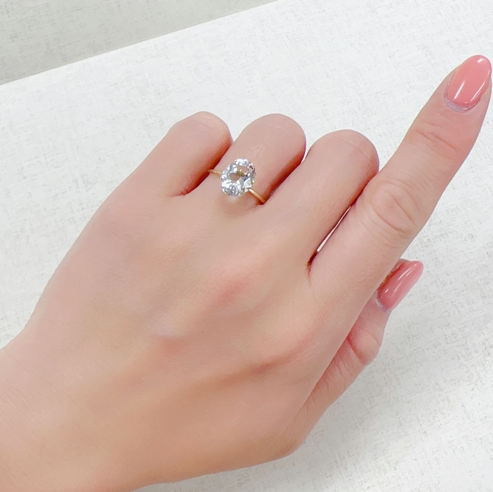 レムリアンシードクリスタル(保証シール付き) ブラジル産 2.52ct[230220782]10.1x8.1mm前後