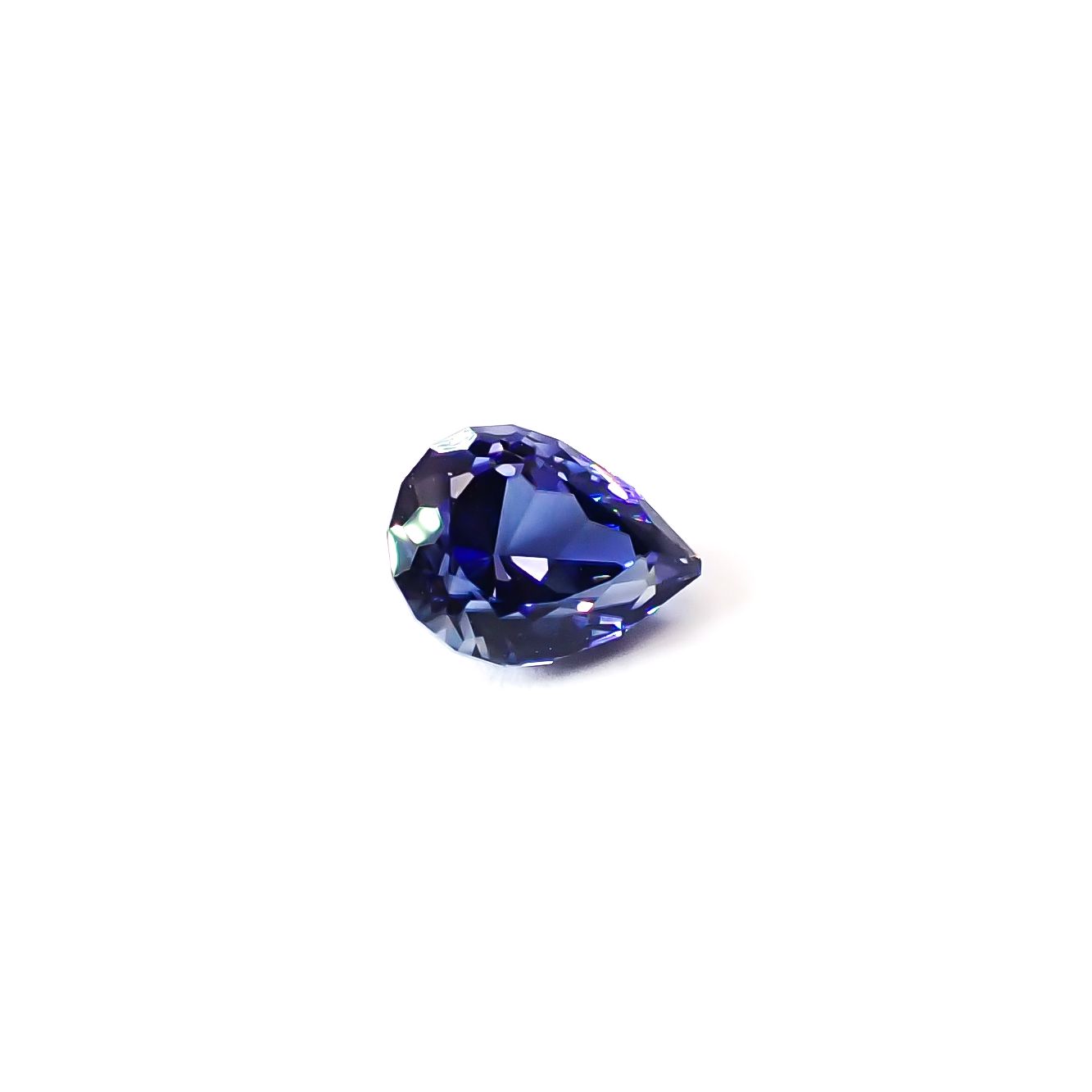 ◇カスタムカット◇ベニトアイト アメリカ・カリフォルニア州産 0.97ct / 6.9x5.2mm前後 [260432066]