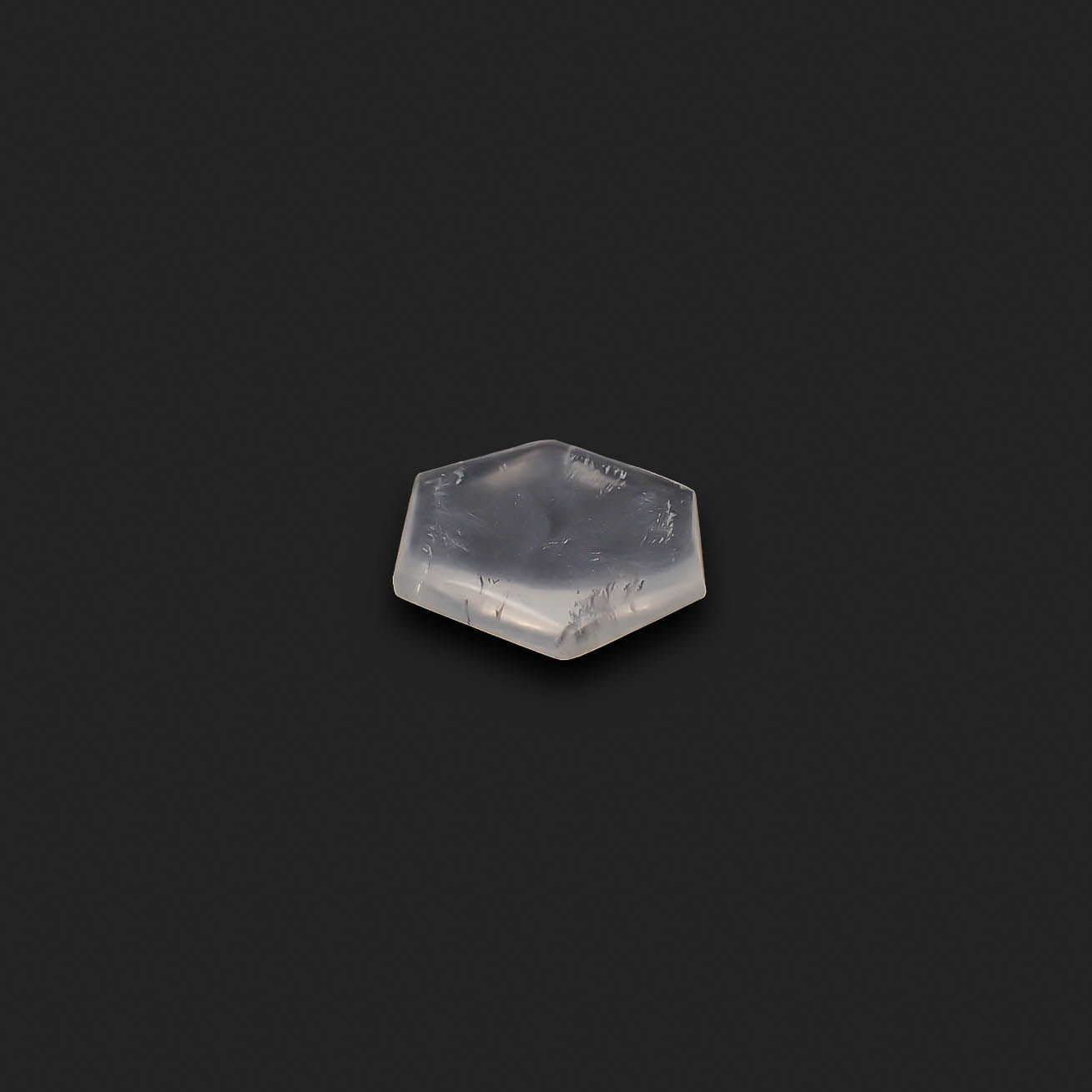 トラピッチェクォーツ 偏光板2枚付き コロンビア・ボヤカ産 24.24ct[230622273]24.2x23mm前後