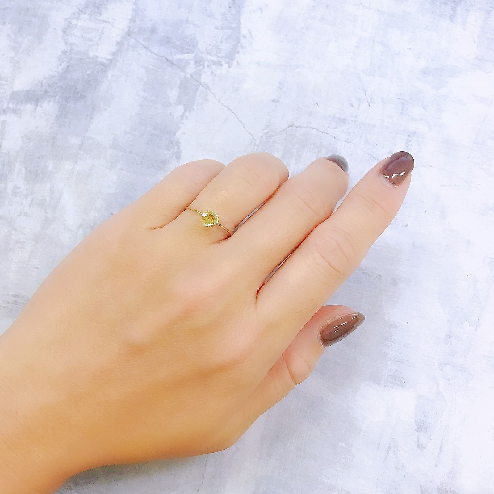 イエロースキャポライト(宝石名イエロー・スキャポライト)タンザニア産 0.21ct 識別済[220918024]4x4mm前後