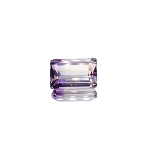 アワーグラスアメジスト(宝石名バイカラー・クォーツ)モロッコ産 3.45ct 識別済[231225101]11.3x7.2mm前後