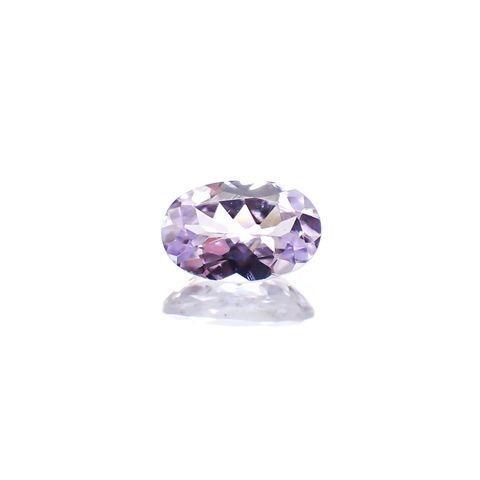ラベンダーゾイサイト(宝石名ゾイサイト)タンザニア産 識別済 0.39ct / 6x3.8mm前後 [231124103]