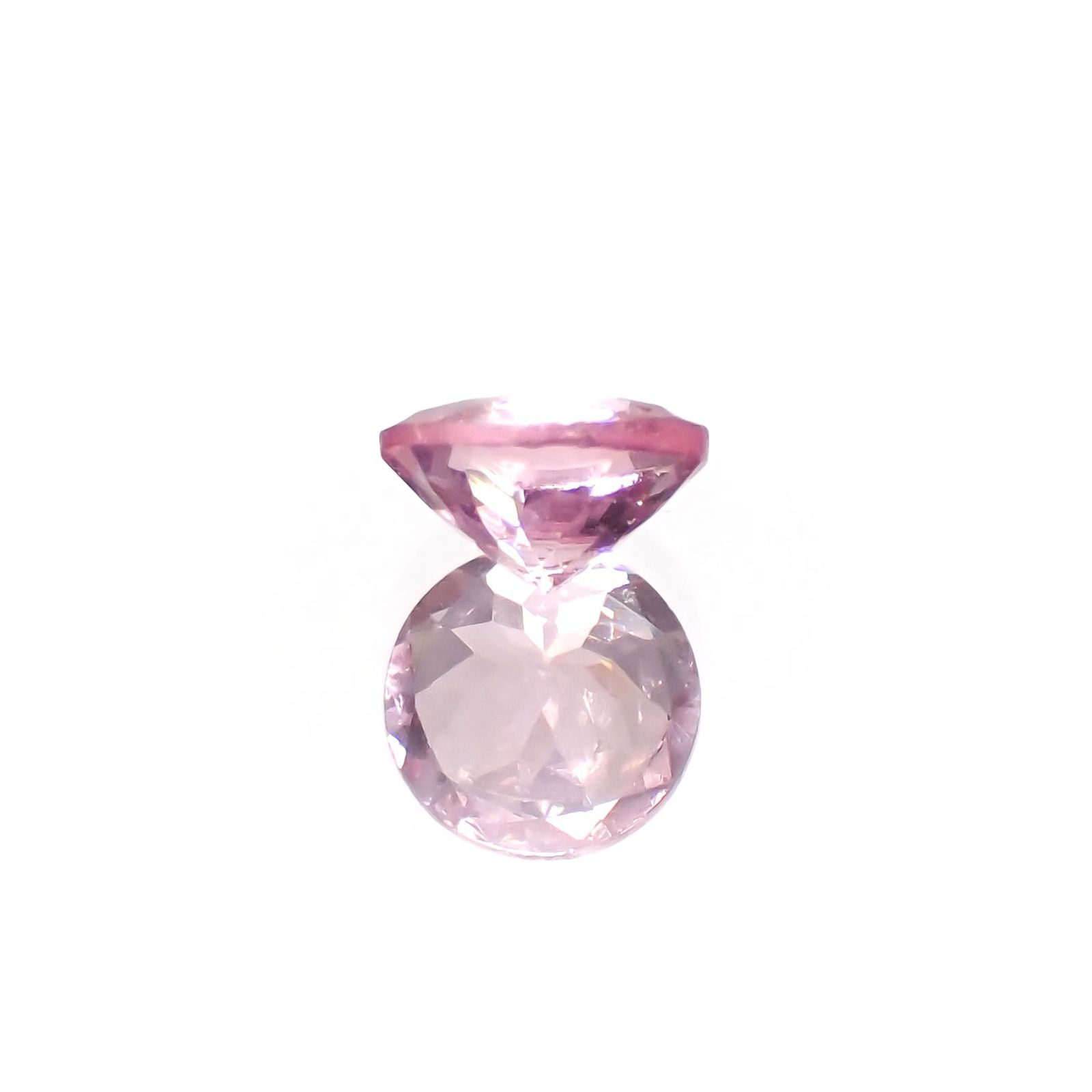 シルキーピンクスピネル タンザニア産 0.47ct / 4.9x4.9mm前後 [260524950]