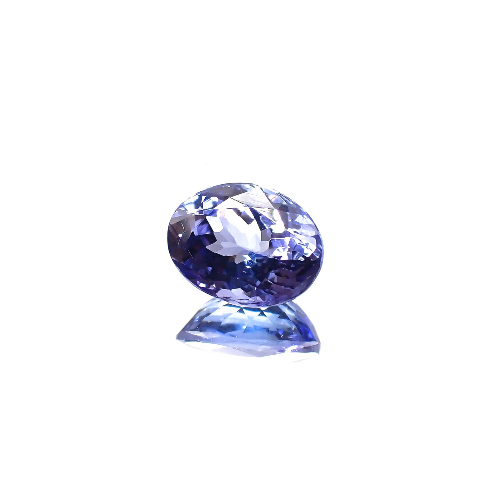 タンザナイト(宝石名タンザナイト) タンザニア産 1.85ct 識別済[210711833]8.4×6.4mm前後