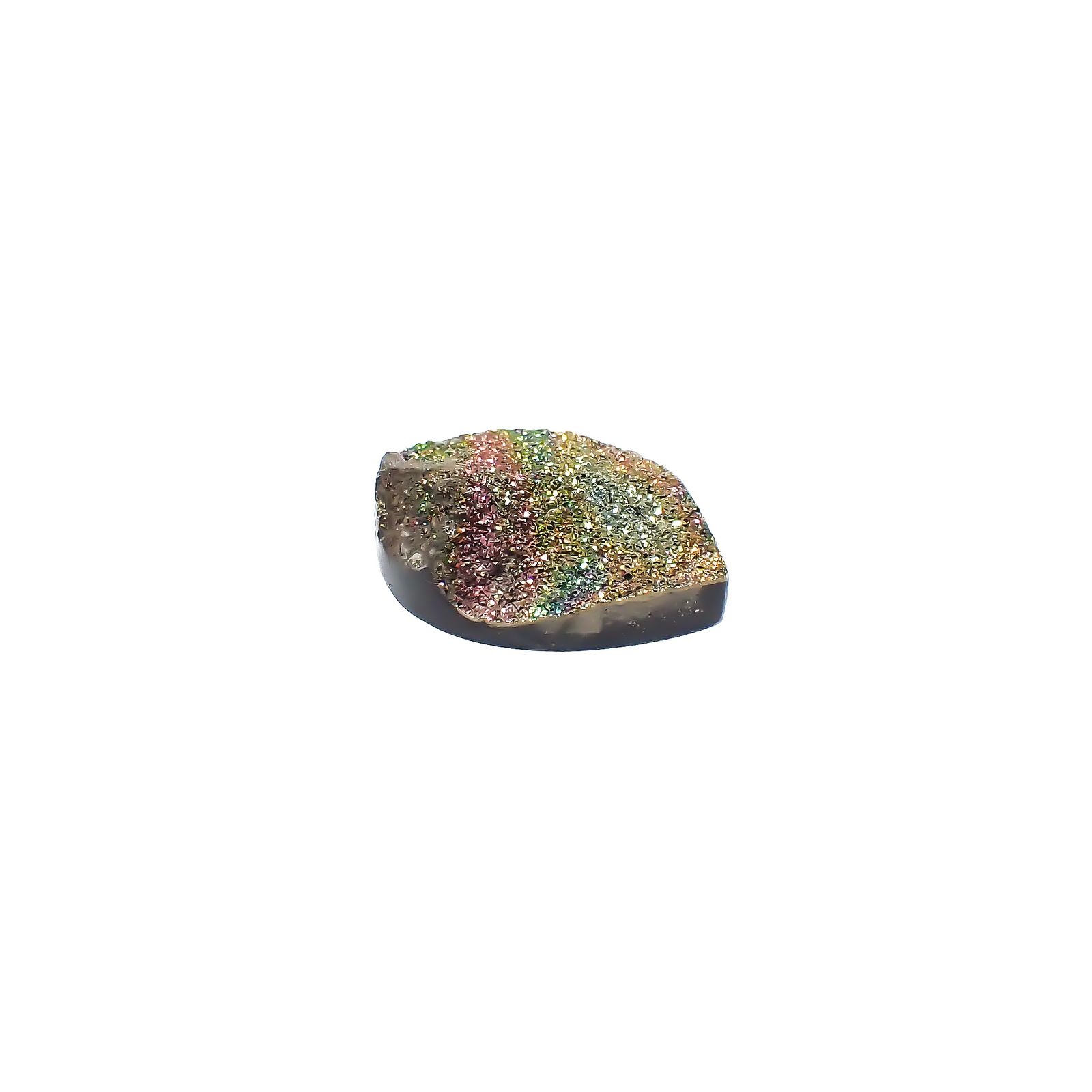 レインボーパイライト 原石 ロシア産 19.19ct[240326433]22.3x16.3mm前後