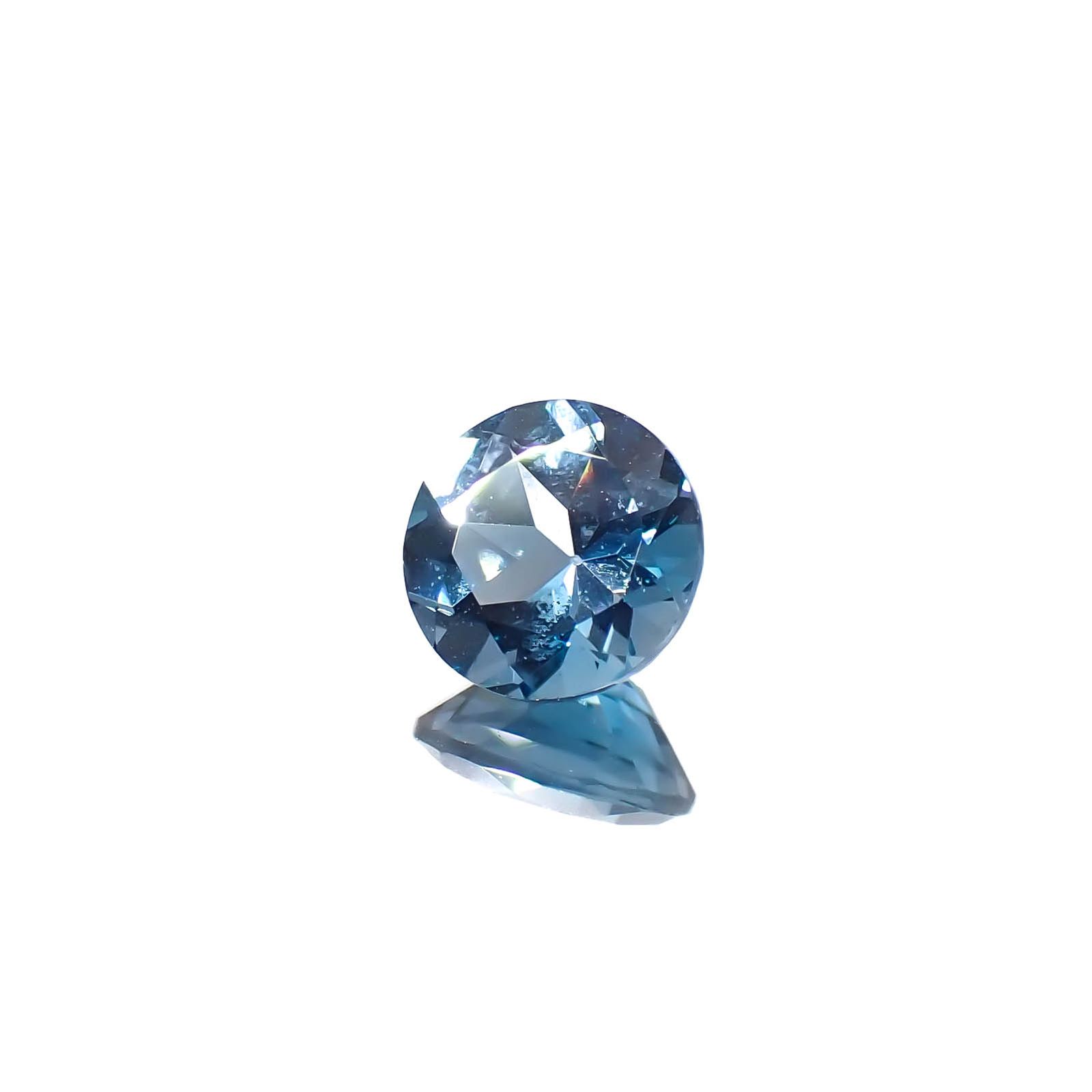 ロンドンブルートパーズ ブラジル産 0.96ct[240326786]6.1x6.1mm前後