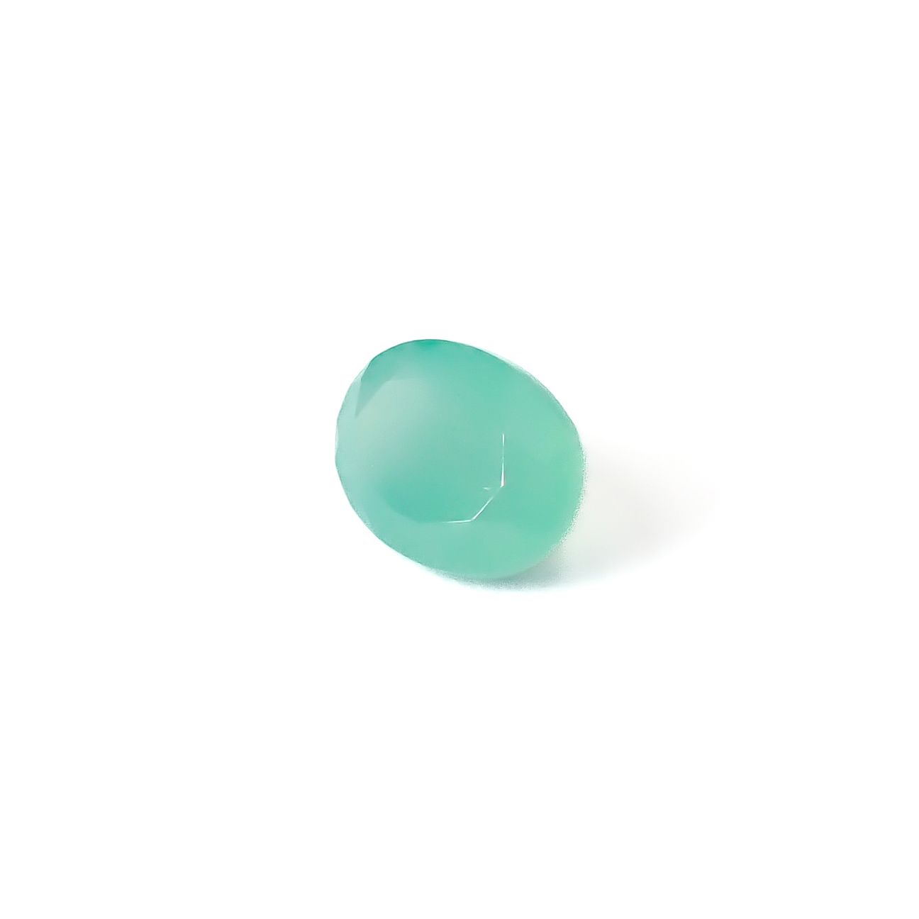 アクアプレーズ 南アフリカ産 1.28ct / 8.1x6.1mm前後 [260432019]