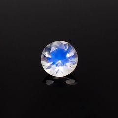 レインボームーンストーン(宝石名アンデシン・ラブラドライト)インド・ビハール産 0.59ct 識別済[230320990]5.8x5.8mm前後