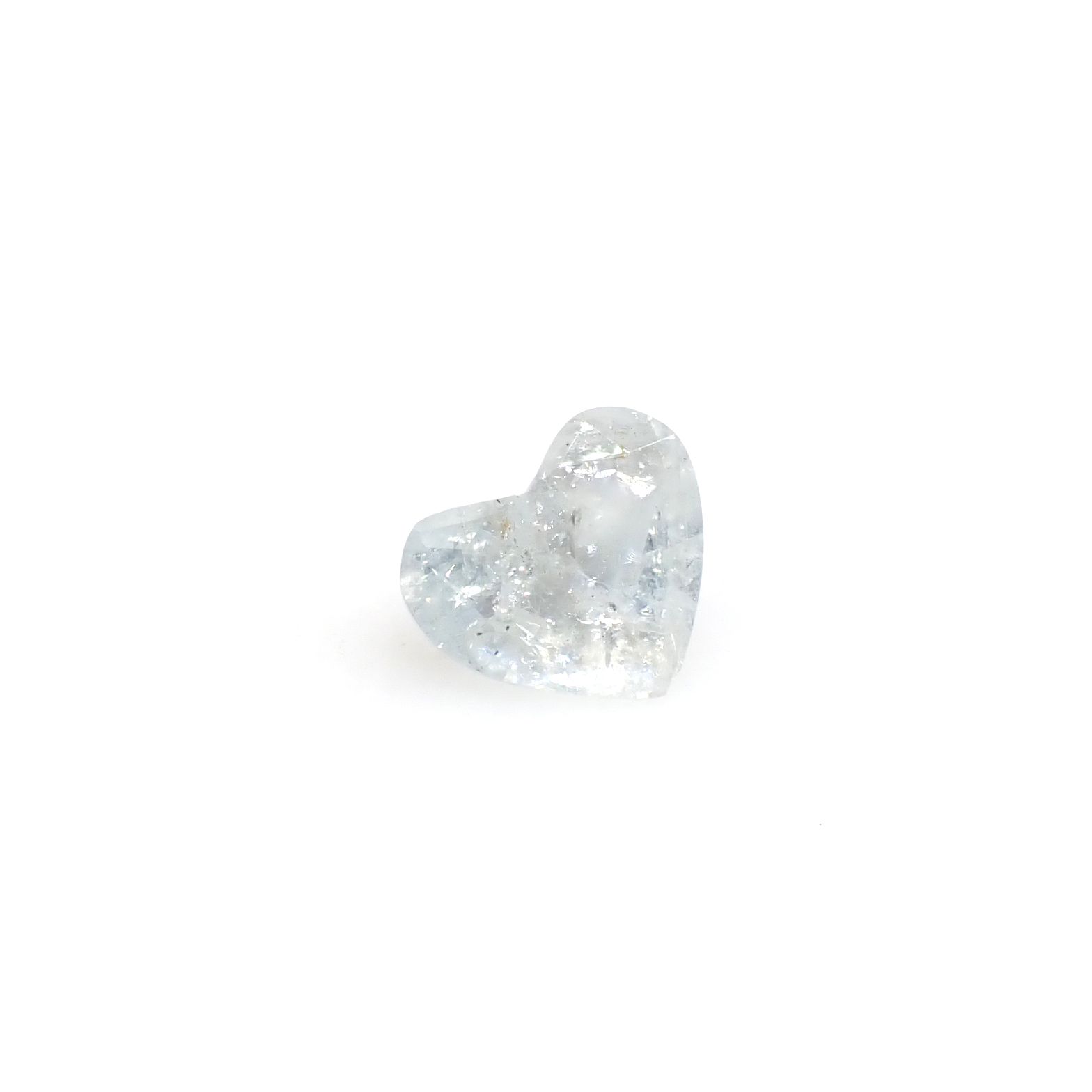 イリデッセンスアクアマリン ブラジル産 0.86ct [250730842]6.4x7.4mm前後
