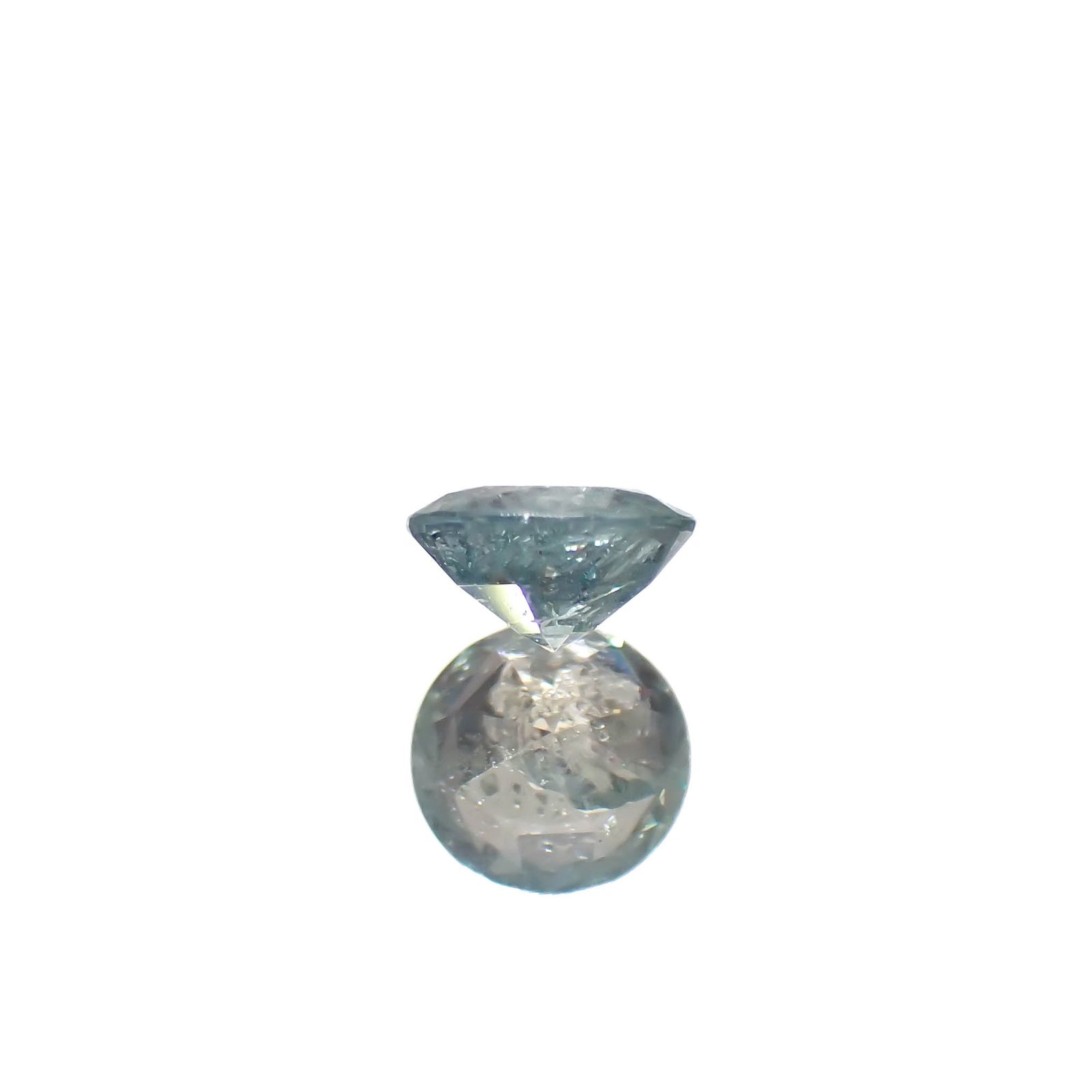 シルキーアレキサンドライト ブラジル・ミナスジェライス州ヘマチタ鉱山産 0.16ct[240627966]3.4x3.4mm前後