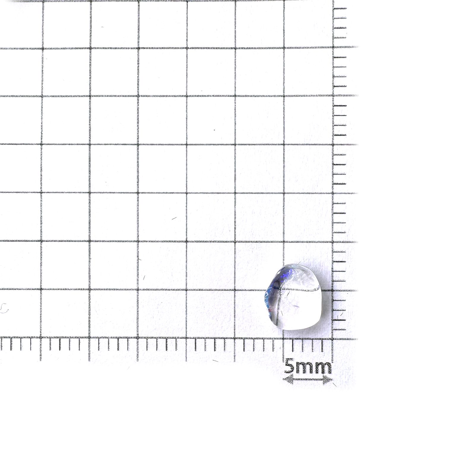 ウォーターオパール 原石 メキシコ産 0.78ct[240125312]6.5x5.7mm前後