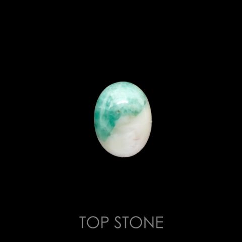 マトリックスエメラルド(エメラルドインクォーツ/フェルドスパー) ブラジル産 4.72ct[210812266]12.8×9.8mm前後