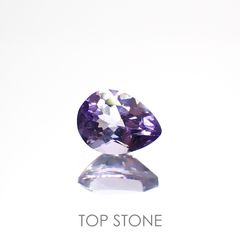 マリアライト(宝石名パープル・スキャポライト)スリランカ産 0.33ct 識別済[220114876]5.5x4.1mm前後
