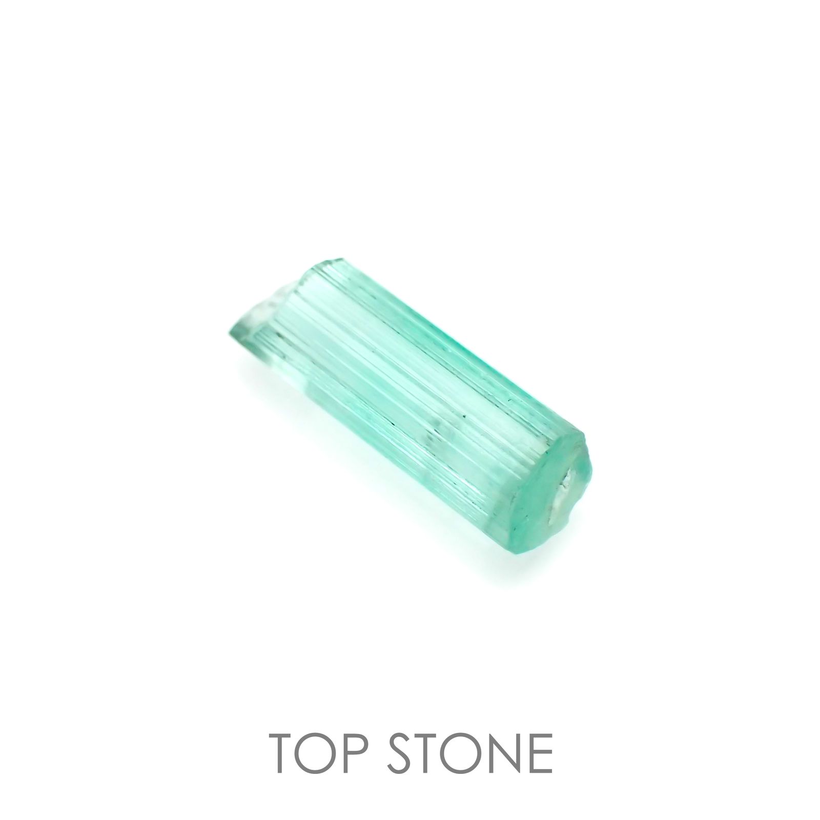 エメラルド柱状結晶 原石・結晶(宝石名エメラルド)コロンビア産 2.575ct ソ付(彩珠)[220817317]13.7x4.8mm前後
