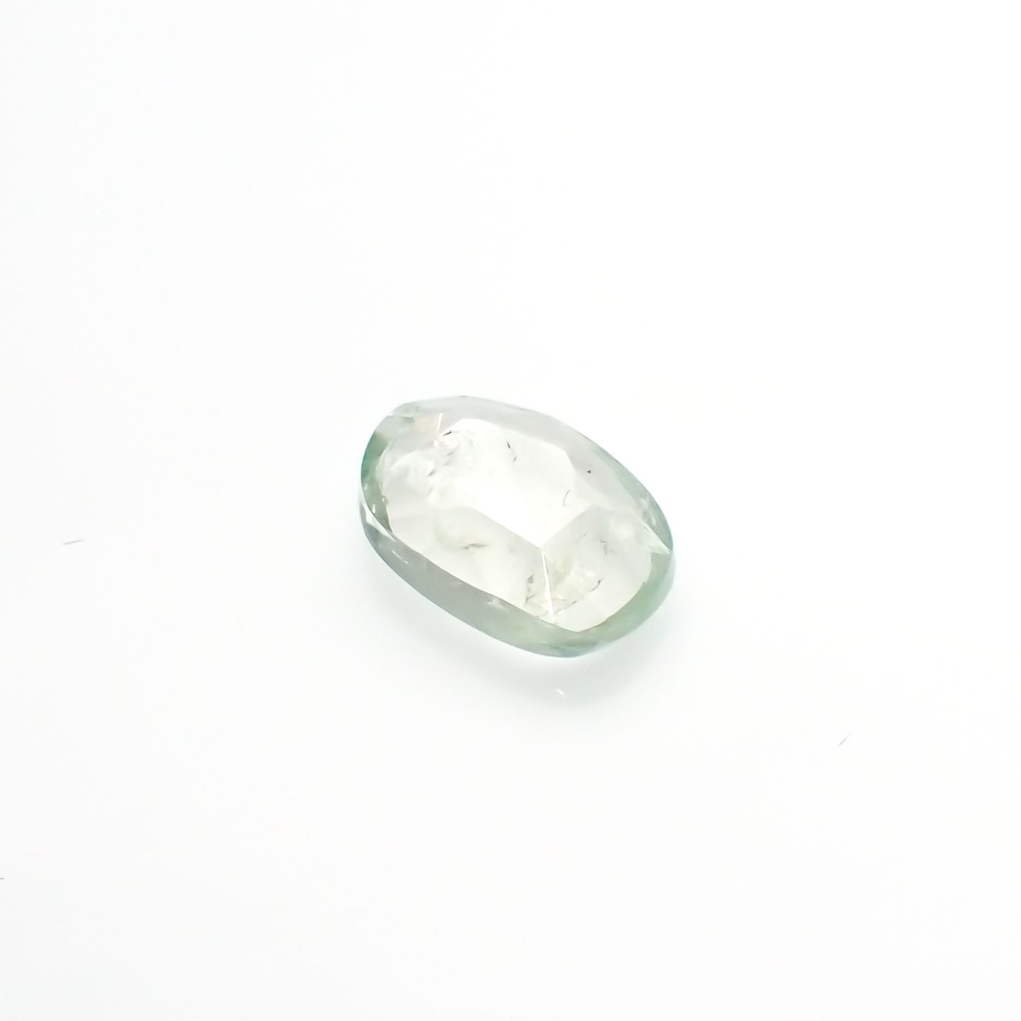 ◇ローズカット◇バナジウムコーネルピン(宝石名コーネルピン)タンザニア・タンガ州産 1.01ct 識別済[220115548]7.7x5.1mm前後