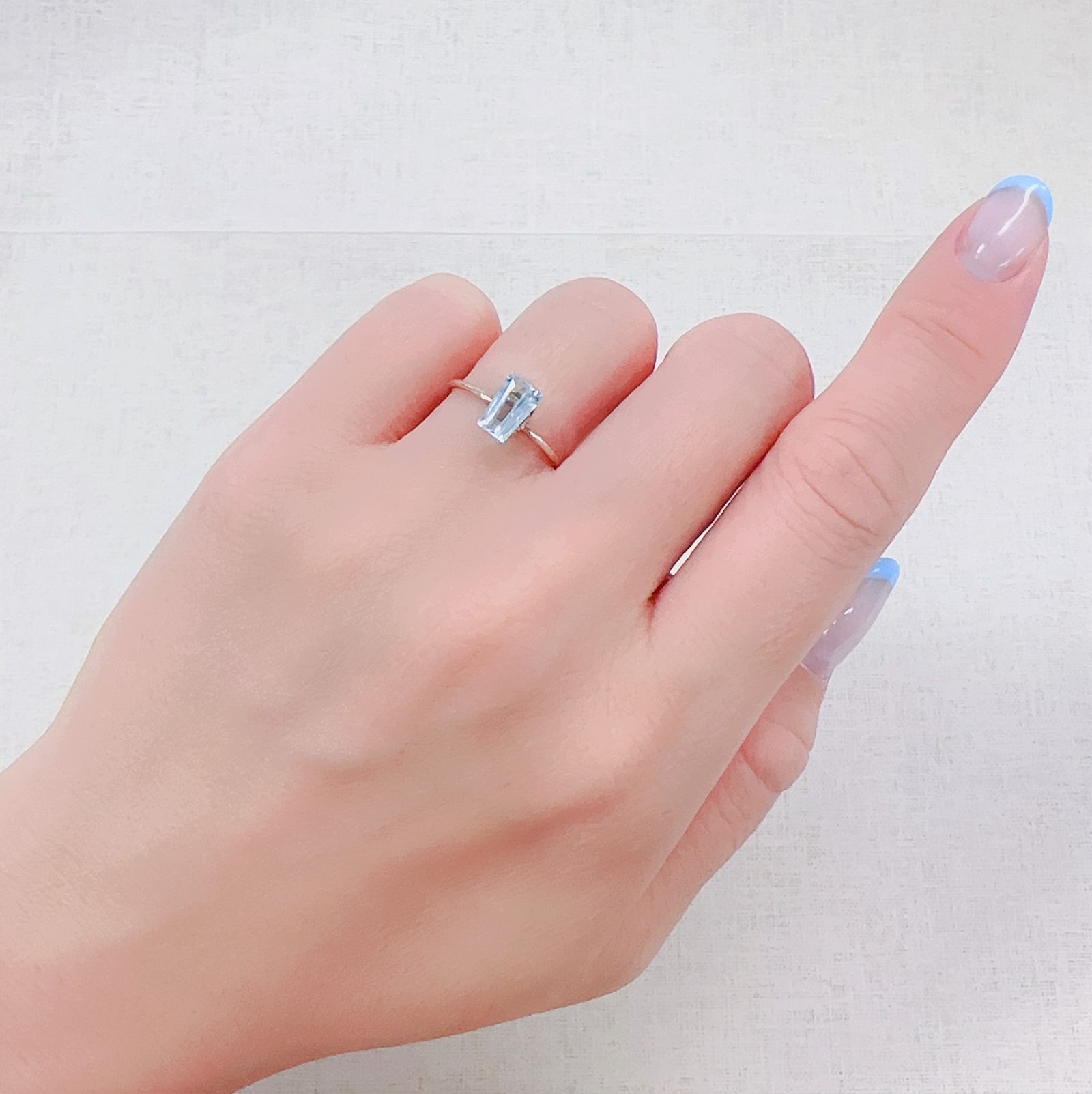 パライバトルマリン(宝石名トルマリン/別名パライバ・トルマリン)モザンビーク産 0.88ct 識別済[230522235]7.4x4.8mm前後